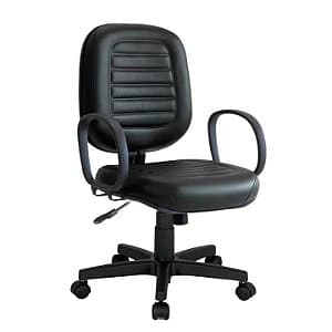 CADEIRA DIRETOR GIRATÓRIA COM COSTURA